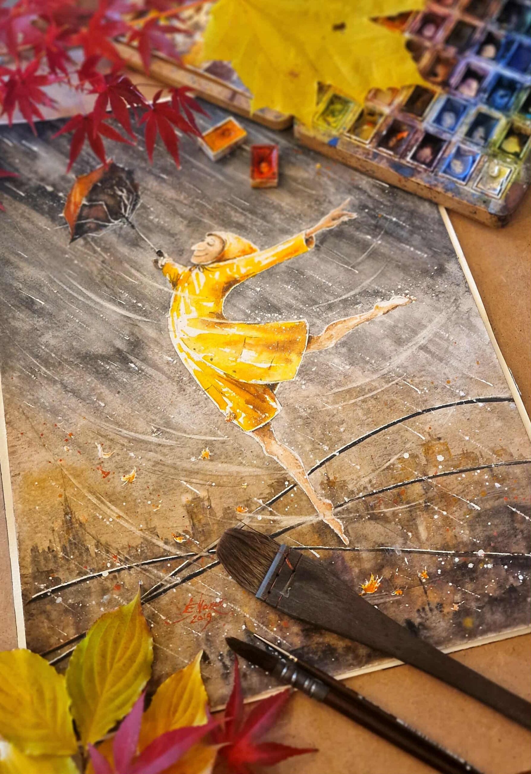 Aquarellmalen mit Eve