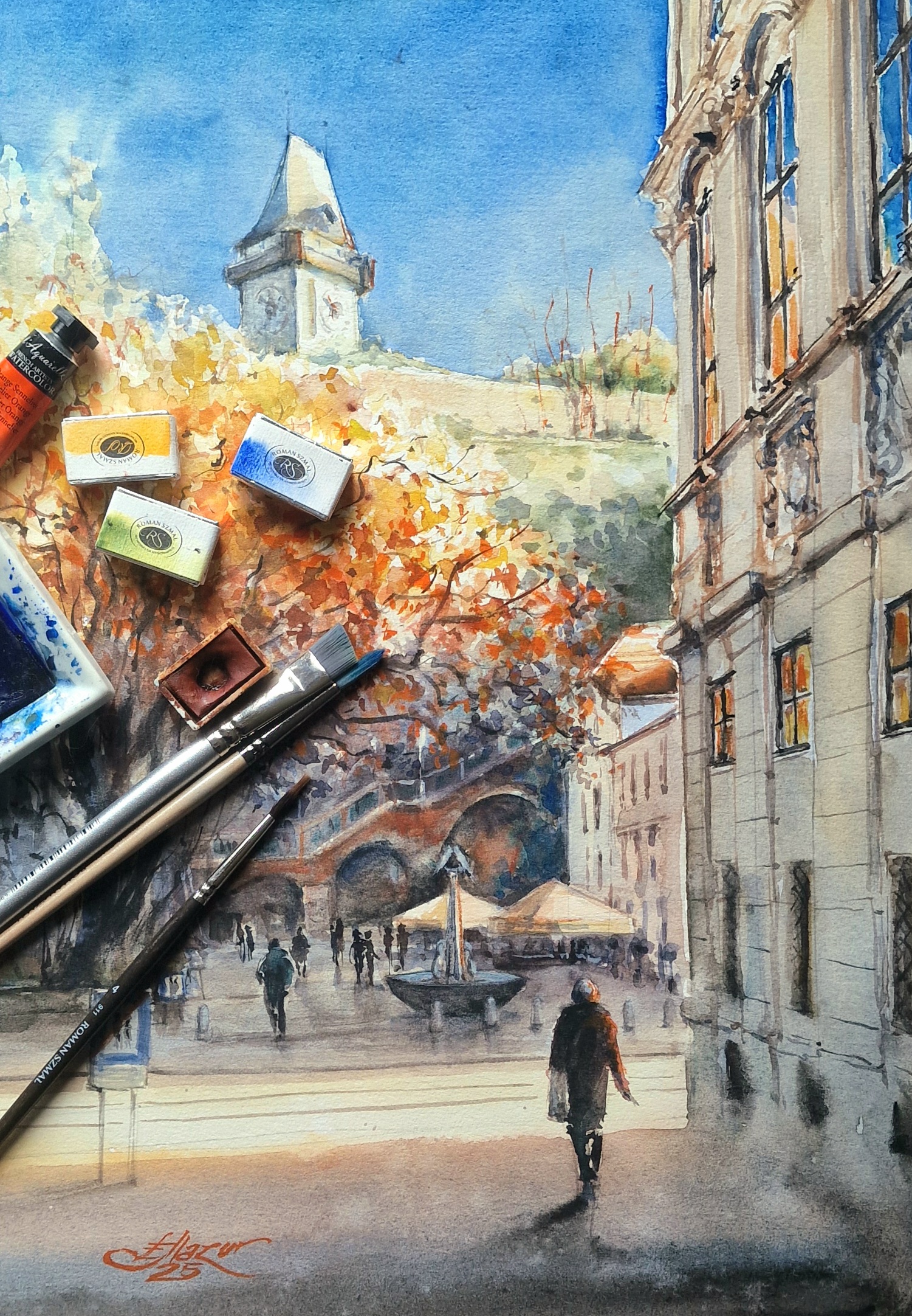 Aquarellmalen mit Eve