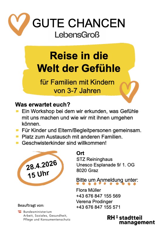 Workshop: Reise in die Welt der Gefühle