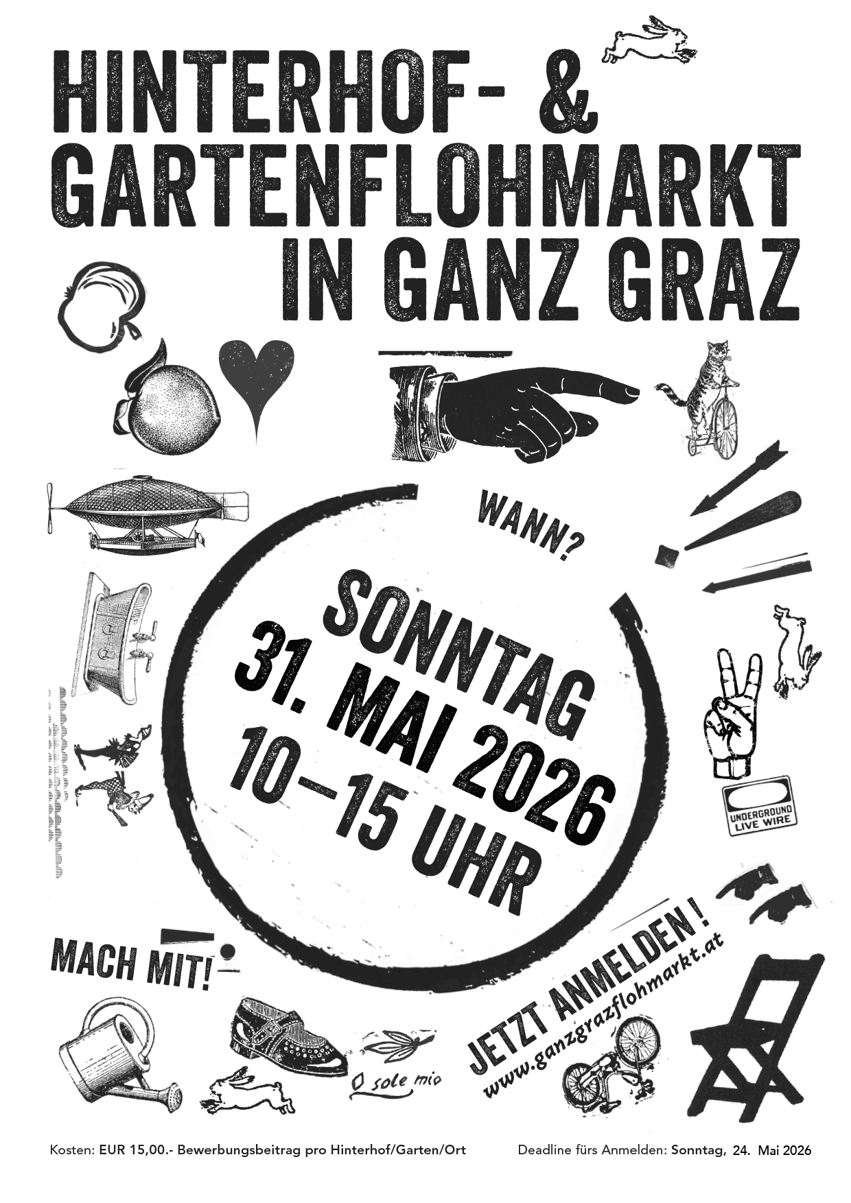 Hinterhof- und Gartenflohmakrt in ganz Graz